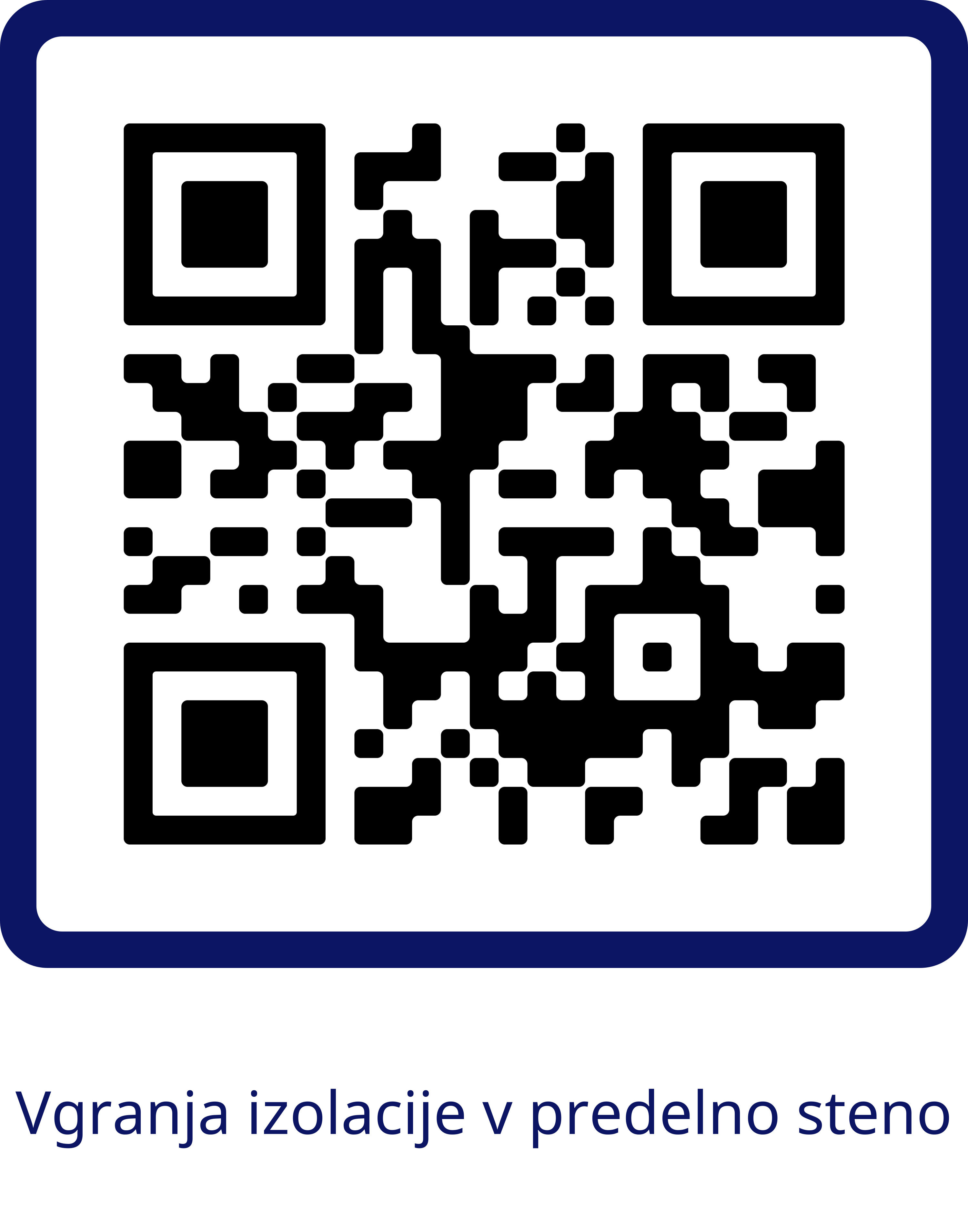 QR koda: Vgradnja izolacije v predelno steno